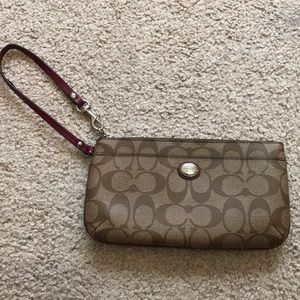 Coach Clutch Wristlet